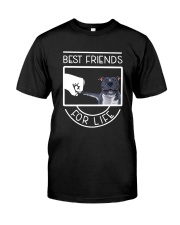 BEST FRIENDS FOR LIFE PITBULL Classic T-Shirt front