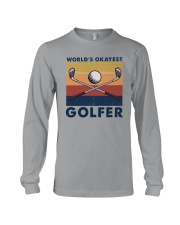 WORLD'S OKAYEST GOLFER VINTAGE Long Sleeve Tee thumbnail