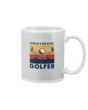 WORLD'S OKAYEST GOLFER VINTAGE Mug thumbnail