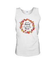 I'M NOT SLEEPING JUST RESTING MY EYES Unisex Tank tile