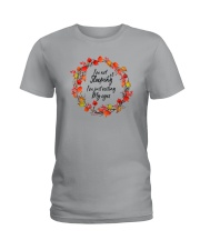 I'M NOT SLEEPING JUST RESTING MY EYES Ladies T-Shirt tile