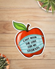 CAN'T MASK THE LOVE FOR MY STUDENTS Sticker - Single (Vertical) aos-sticker-single-vertical-lifestyle-front-07