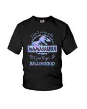 DON'T MESS WITH MAMASAURUS Youth T-Shirt thumbnail