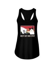 BEST CAT DAD EVER Ladies Flowy Tank thumbnail