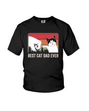 BEST CAT DAD EVER Youth T-Shirt thumbnail