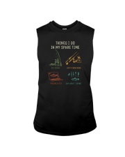 THINGS I DO IN MY SPARE TIME FISHING Sleeveless Tee tile
