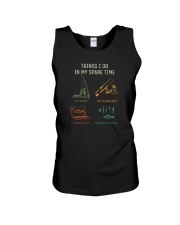 THINGS I DO IN MY SPARE TIME FISHING Unisex Tank tile