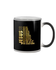 JESUS IS MY KING MY LORD Color Changing Mug tile