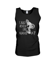 I JUST REALLY LIKE KOALAS OK Unisex Tank thumbnail