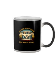 On a dark desert highway cool wind in my hair Color Changing Mug thumbnail