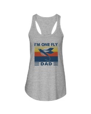I'M ONE FLY DAD VINTAGE Ladies Flowy Tank tile