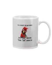YOUR CRAZY IS SHOWING CHICKEN Mug thumbnail
