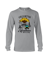 LIFE IS BETTER IN THE MOUNTAINS WITH A DOG Long Sleeve Tee thumbnail