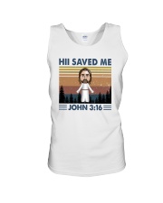 HII SAVED ME Unisex Tank tile