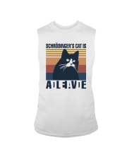 SCHRÖDINGER'S CAT IS ALIVE Sleeveless Tee thumbnail