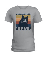 SCHRÖDINGER'S CAT IS ALIVE Ladies T-Shirt thumbnail