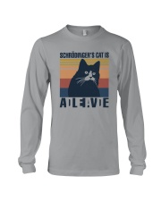 SCHRÖDINGER'S CAT IS ALIVE Long Sleeve Tee thumbnail