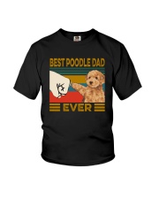 BEST Poodle DAD EVER Youth T-Shirt thumbnail
