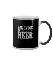 LONGNECK ICE COLD BEER NEVER BROKE MY HEART a Color Changing Mug tile