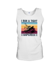 I RUN A TIGHT SHIPWRECK LIGHT Unisex Tank thumbnail