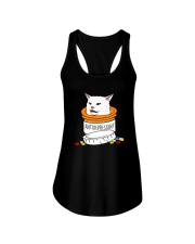 ANTIDEPRESSANT MEME CAT Ladies Flowy Tank thumbnail