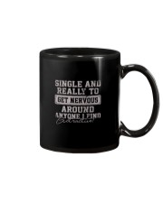 SINGLE AND READY TO GET NERVOUS Mug tile