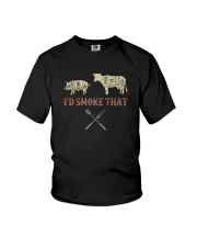 I'D SMOKE THAT BBQ Youth T-Shirt tile