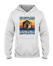 WE ALL ROLL FOR INITIATIVE Hooded Sweatshirt thumbnail