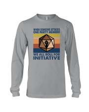 WE ALL ROLL FOR INITIATIVE Long Sleeve Tee thumbnail
