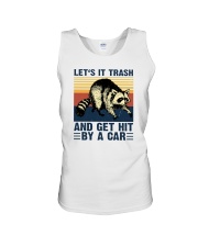 LET'S IT TRASH NAD GET HIT BY A CAR Unisex Tank tile