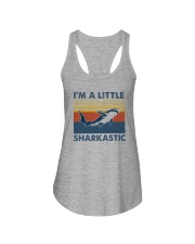 I'M A LITTLE SHARKASTIC Ladies Flowy Tank tile