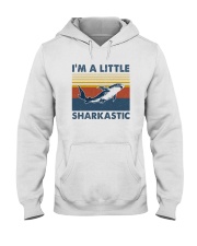 I'M A LITTLE SHARKASTIC Hooded Sweatshirt tile