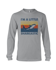 I'M A LITTLE SHARKASTIC Long Sleeve Tee tile