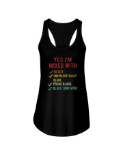 YES I'M MIXED WITH Ladies Flowy Tank thumbnail