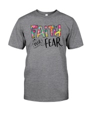 FAITH OVER FEAR Classic T-Shirt front
