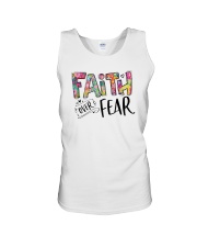 FAITH OVER FEAR Unisex Tank thumbnail
