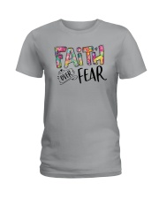 FAITH OVER FEAR Ladies T-Shirt thumbnail