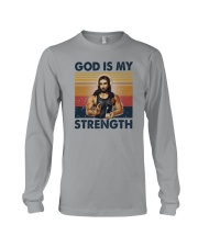GOD IS MY STRENGTH Long Sleeve Tee tile