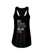 BEARDED BEER LOVIN DOG DAD Ladies Flowy Tank thumbnail