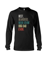 BEARDED BEER LOVIN DOG DAD Long Sleeve Tee thumbnail
