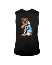 I LOVE MOM BULLDOG Sleeveless Tee thumbnail
