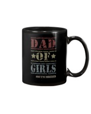 DAD OF GIRLS OUTNUMBERED Mug tile