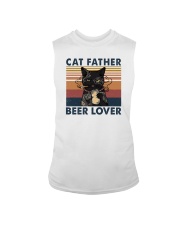 CAT FATHER BEER LOVER Sleeveless Tee tile