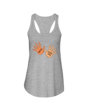 HELLO GOOD BYE HANDS Ladies Flowy Tank tile