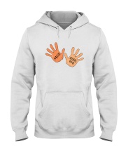 HELLO GOOD BYE HANDS Hooded Sweatshirt tile