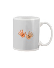 HELLO GOOD BYE HANDS Mug tile