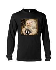 CAT MEME ASTRONAUT Long Sleeve Tee thumbnail