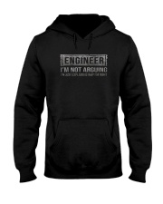 ENGINEER I'M NOT ARGUING Hooded Sweatshirt tile