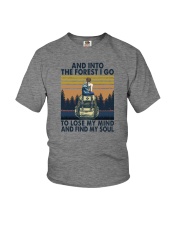AND INTO THE FOREST I GO Youth T-Shirt tile