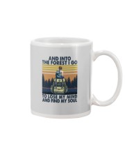 AND INTO THE FOREST I GO Mug tile